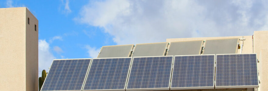 Auvent solaire photovoltaïque